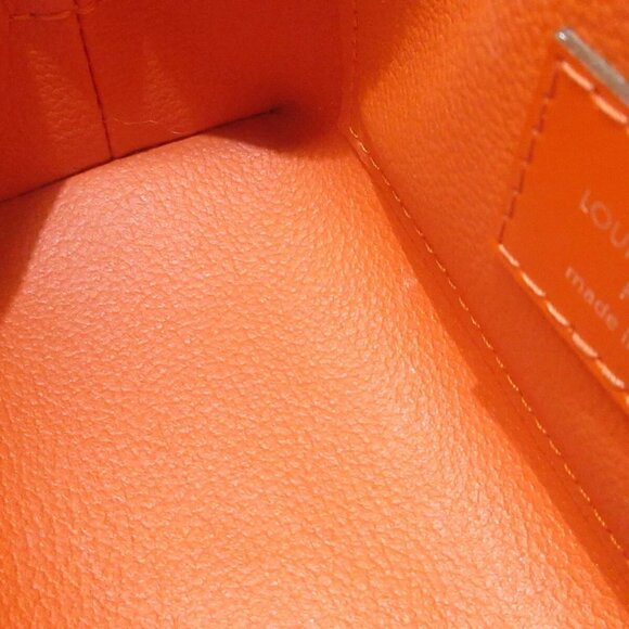 100% Authentic LOUIS VUITTON Pochette Cosmetic Epi Pouch Piment - Picture 6 of 8
